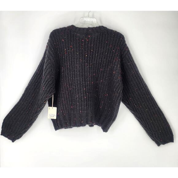 a.n.a A New Approach Speckled Knit Sweater Gray Women’s Large - Picture 2 of 6